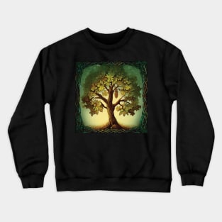 Celtic Oak Tree Crewneck Sweatshirt